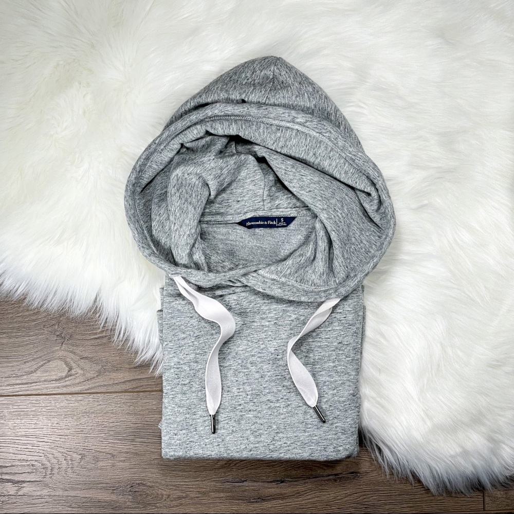 A&F | Cropped Split-Hem Hoodie